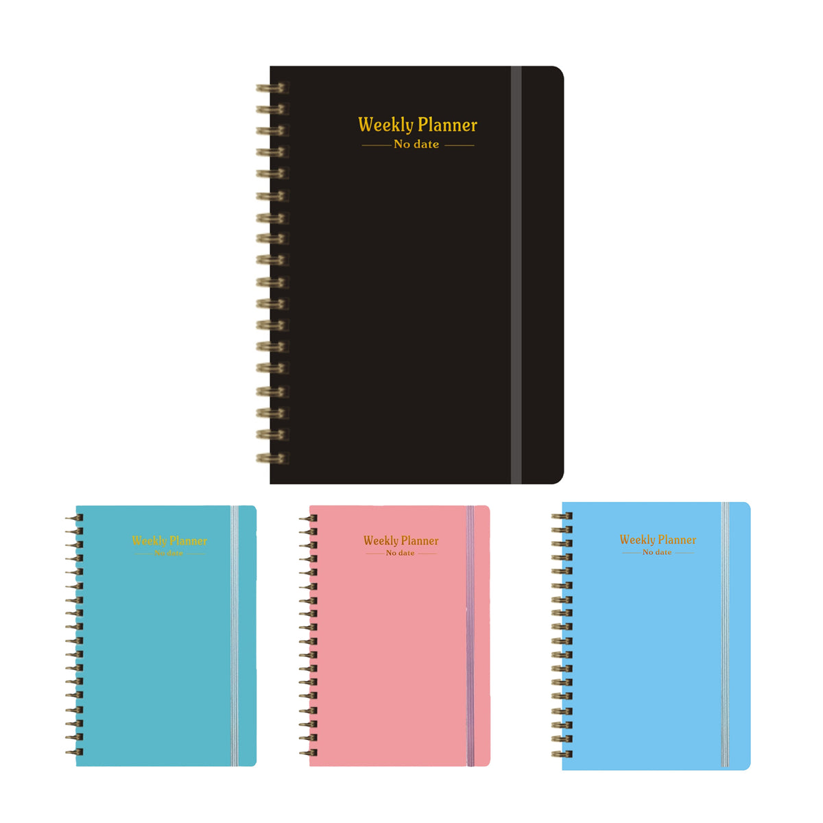 A5 Kraft Paper No-date Design Weekly Schedule Book Notebook