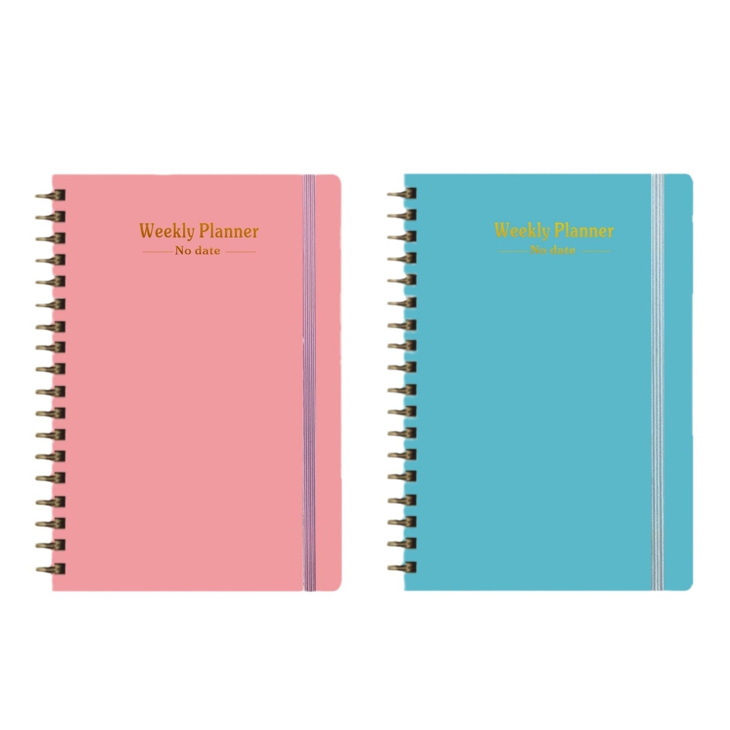 A5 Kraft Paper No-date Design Weekly Schedule Book Notebook