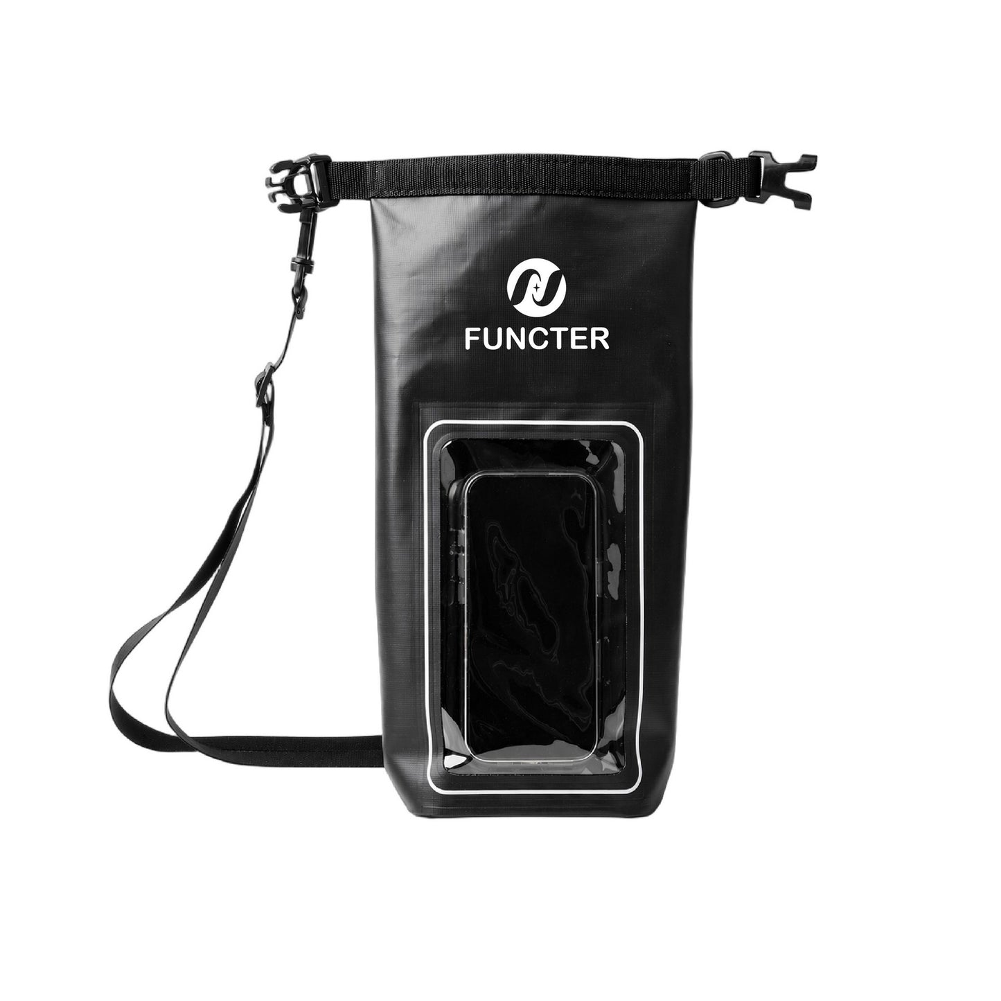 2L Foldable Crossbody Bag Waterproof Dry Bag W/ Window