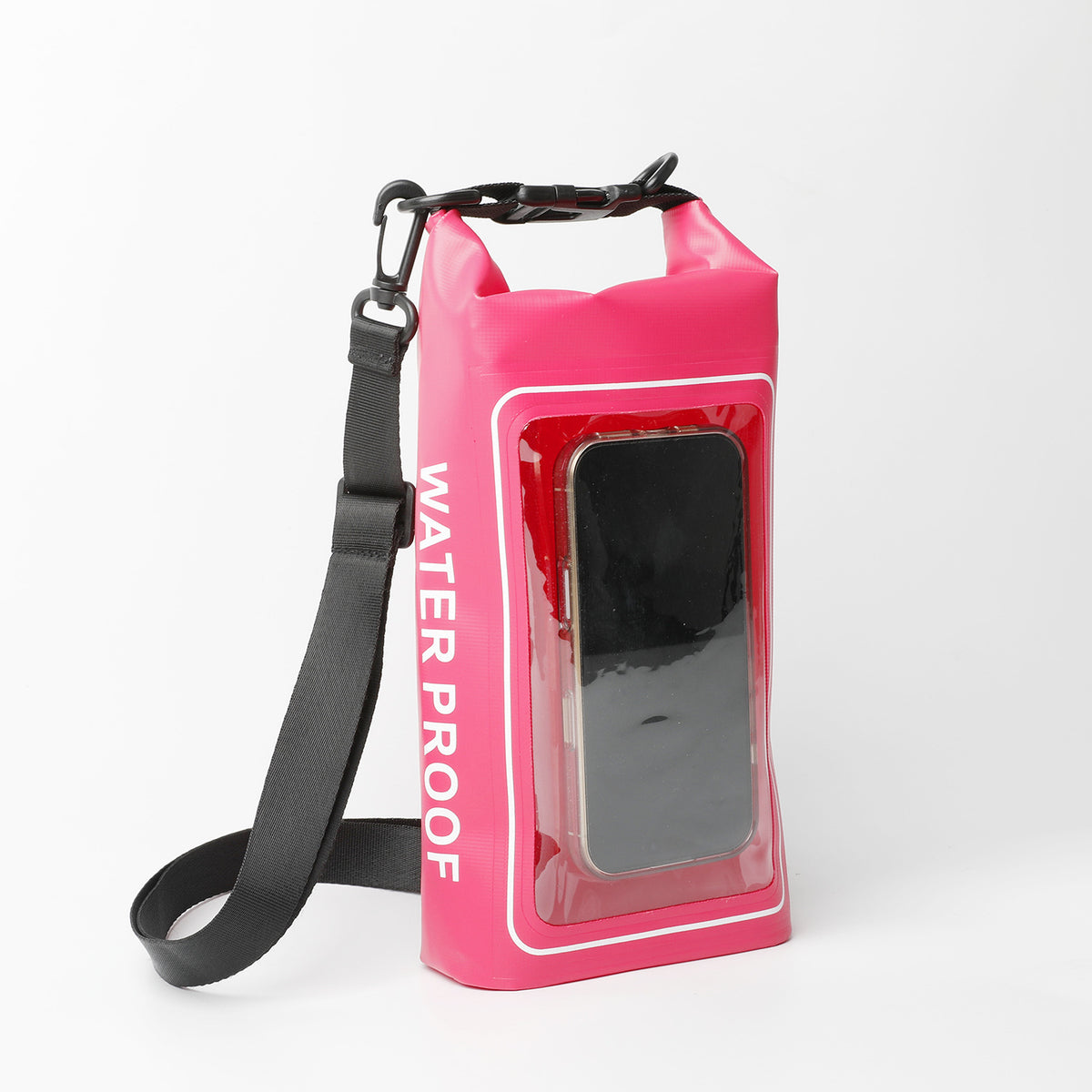 2L Foldable Crossbody Bag Waterproof Dry Bag W/ Window