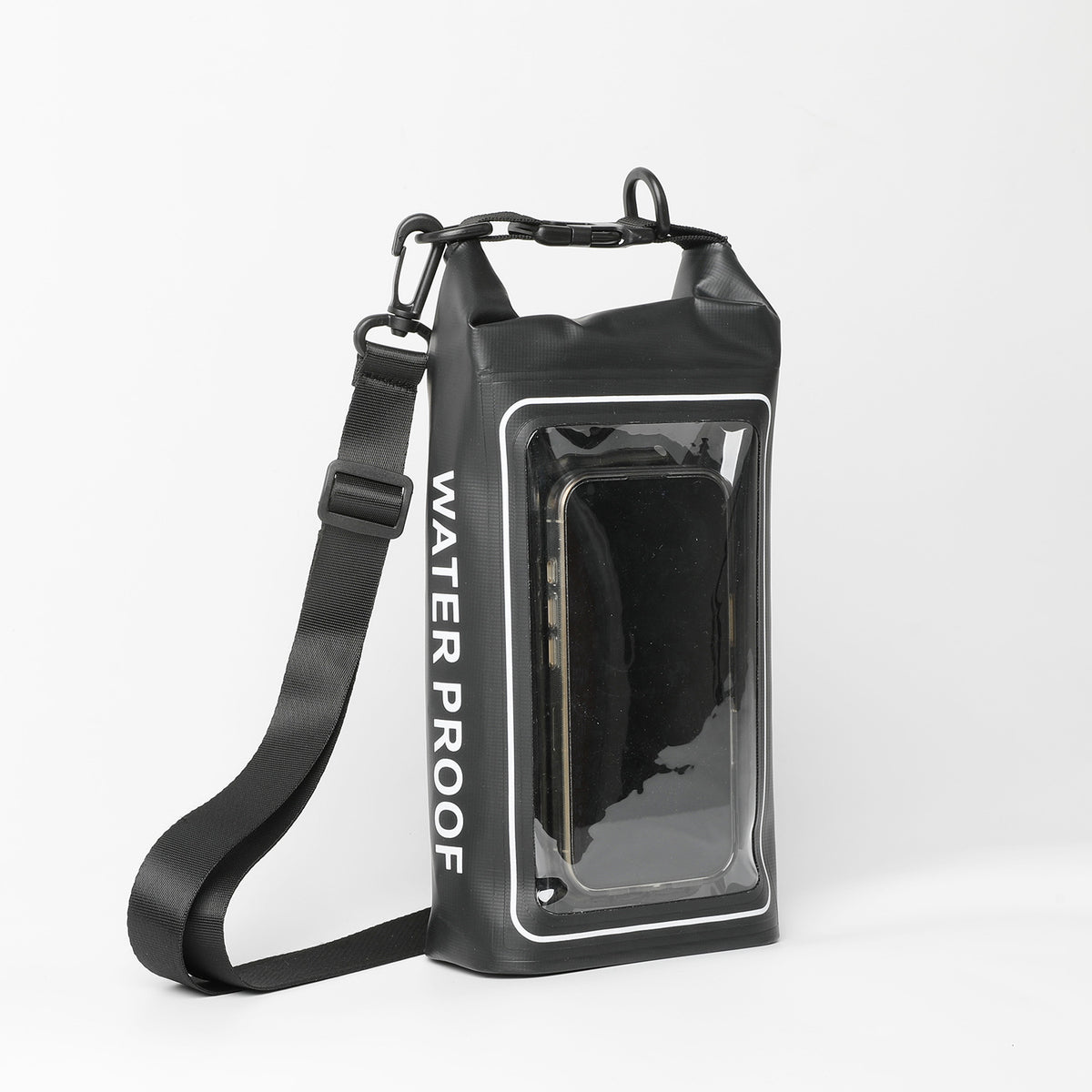 2L Foldable Crossbody Bag Waterproof Dry Bag W/ Window