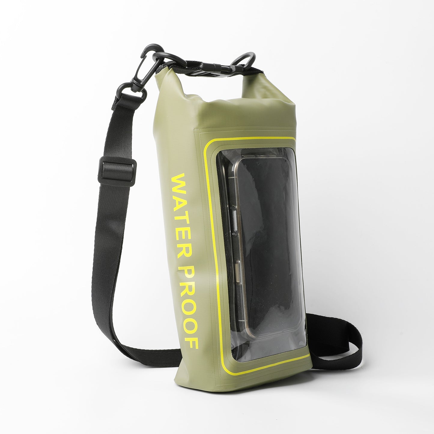 2L Foldable Crossbody Bag Waterproof Dry Bag W/ Window