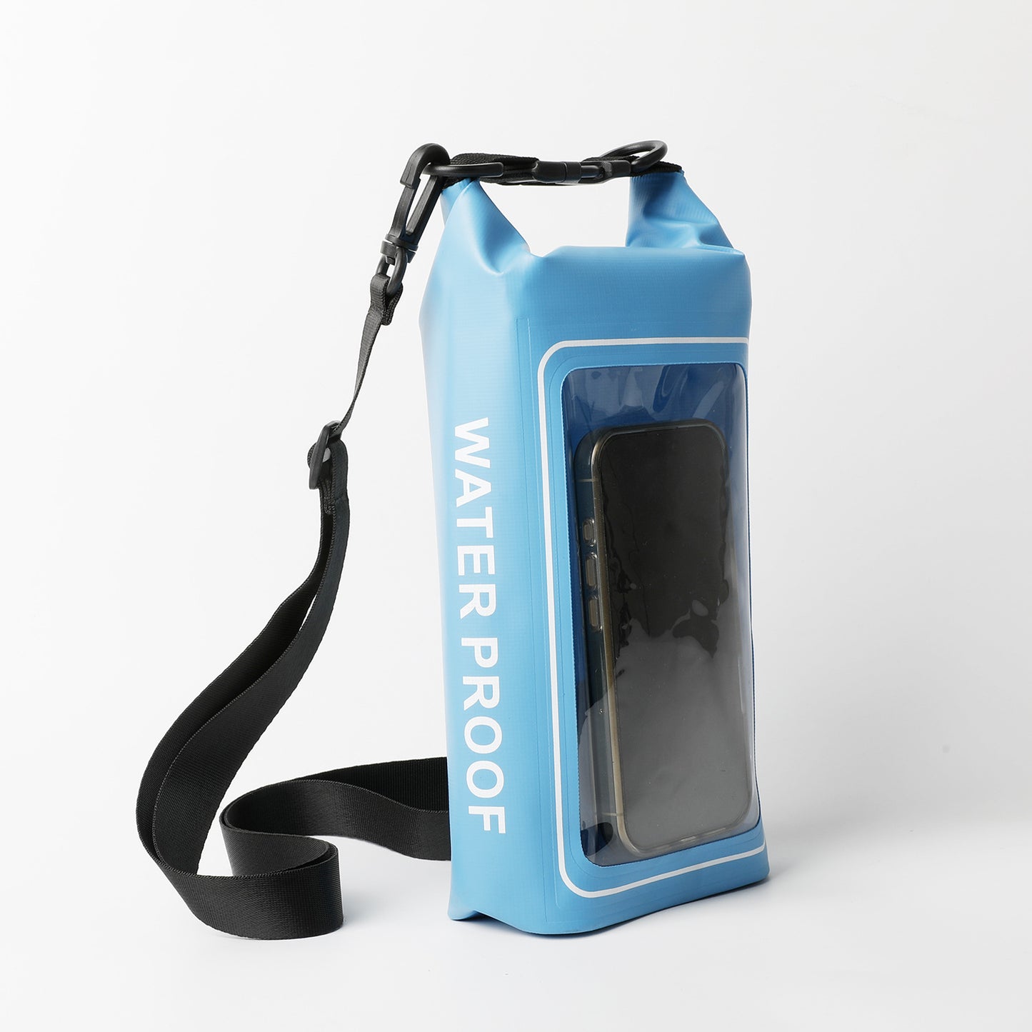 2L Foldable Crossbody Bag Waterproof Dry Bag W/ Window