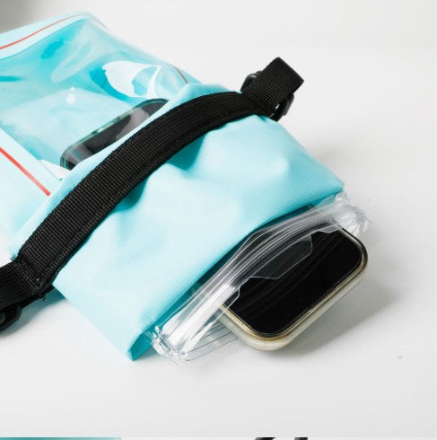 2L Foldable Crossbody Bag Waterproof Dry Bag W/ Window