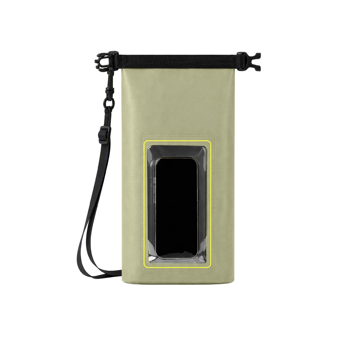 2L Foldable Crossbody Bag Waterproof Dry Bag W/ Window