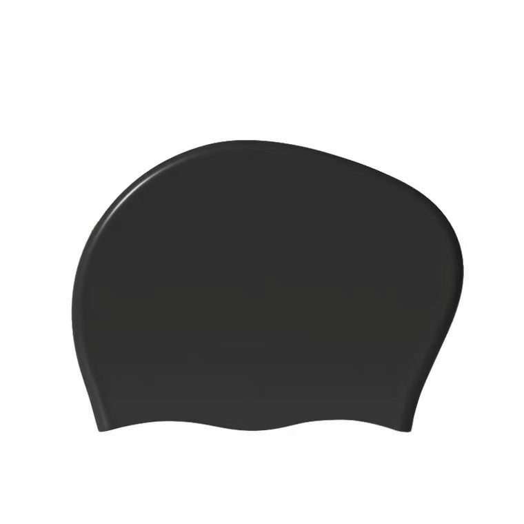 Silicone Long Hair Wear Women Swimming Cap