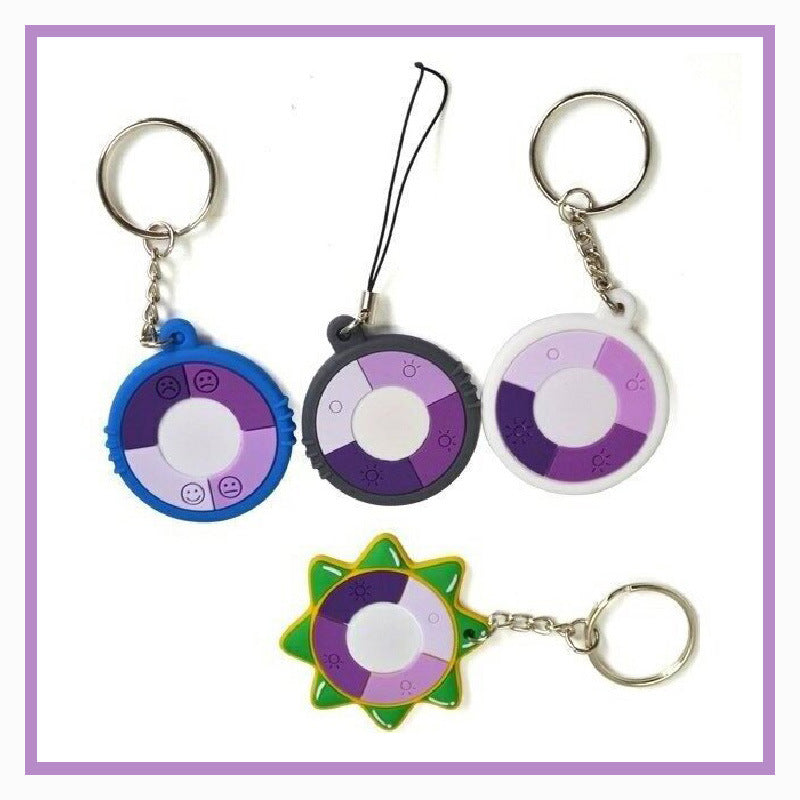 UV Color Changing Keychain