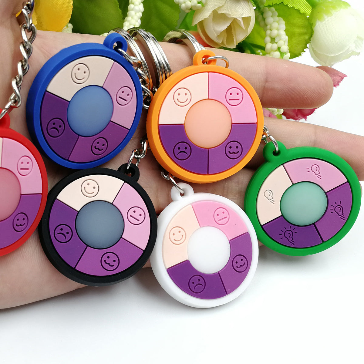 UV Color Changing Keychain