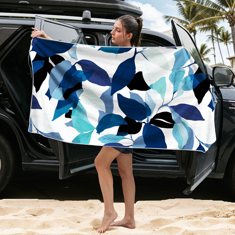 Full Custom Outdoor Magnetic Microfiber Beach Towel Quick Dry Bath Towel