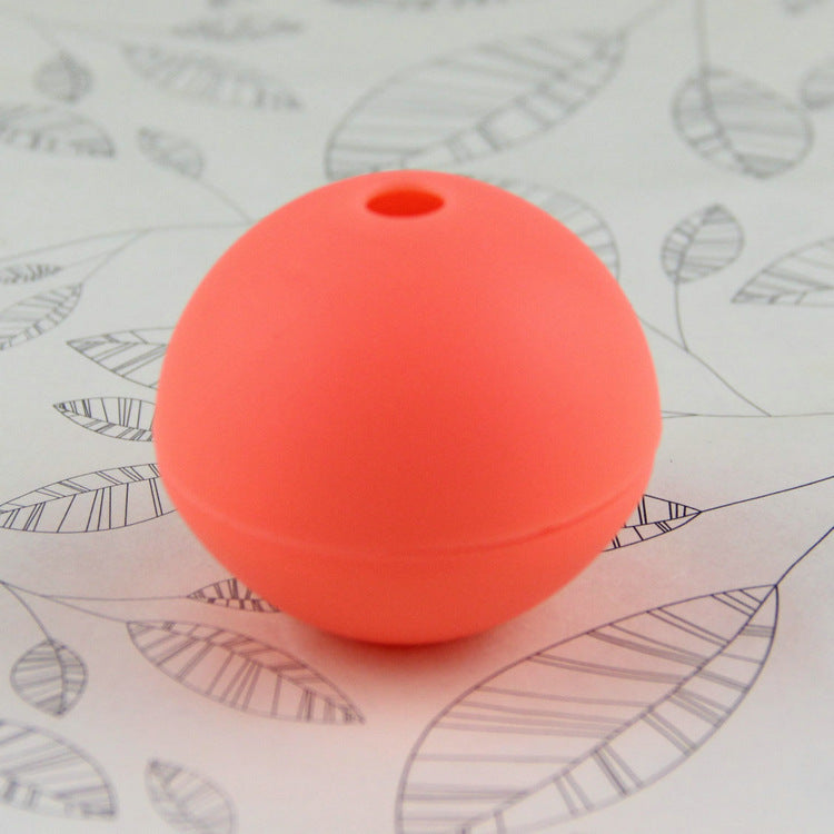 Single Sports Ball Ice Cube Molds Soccer Shaped Silicone Ice Ball Mold