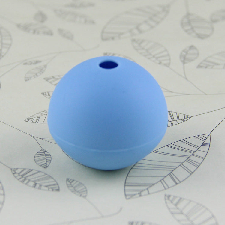 Single Sports Ball Ice Cube Molds Soccer Shaped Silicone Ice Ball Mold