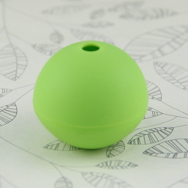 Single Sports Ball Ice Cube Molds Soccer Shaped Silicone Ice Ball Mold
