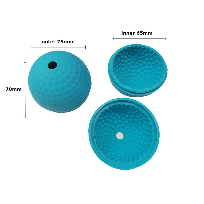 Single Golf Ball Shaped Silicone Ice Ball Mold Sports Ball Ice Cube Molds
