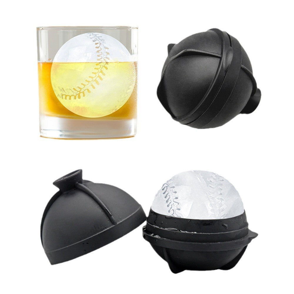 Large Single Golf Ball Shaped Silicone Ice Ball Mold Sports Ball Ice Cube Molds
