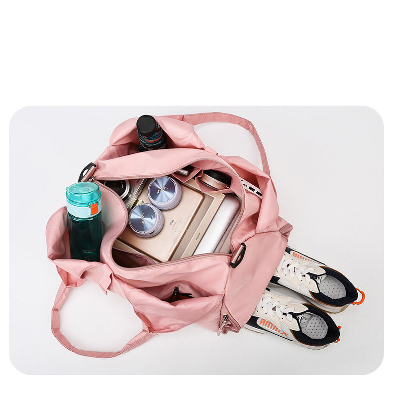 Women's Gym Yoga Duffle Bag With Handle And Shoulder Straps