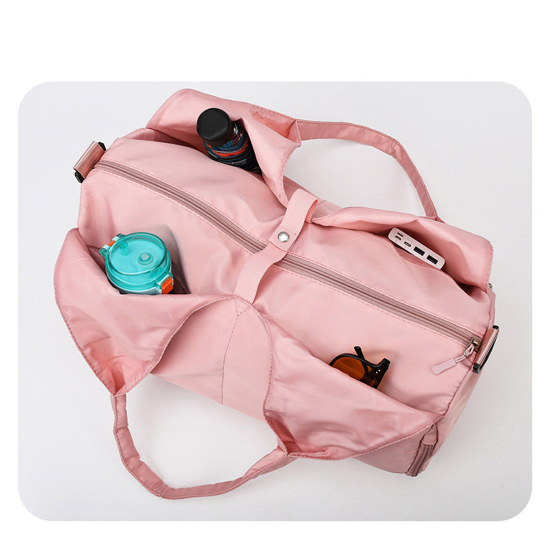 Women's Gym Yoga Duffle Bag With Handle And Shoulder Straps