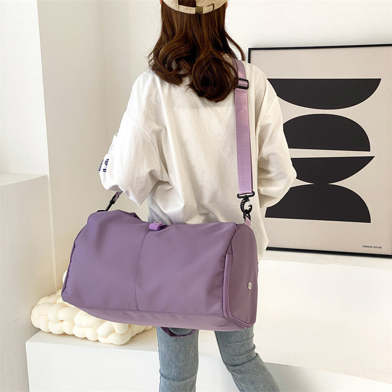 Women's Gym Yoga Duffle Bag With Handle And Shoulder Straps