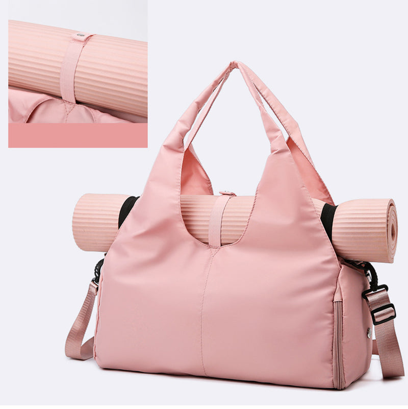Women's Gym Yoga Duffle Bag With Handle And Shoulder Straps
