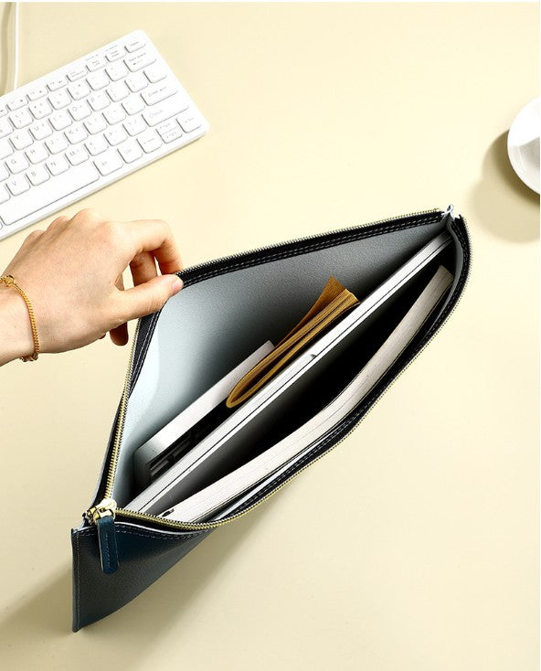 PU Leather Envelope Document Holder File Bags
