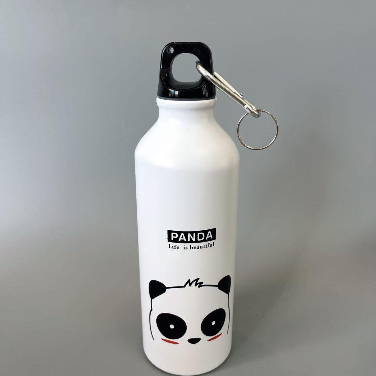 Custom 16 Oz. Aluminum Sports Bottle W/Carabiner & Twist Cap
