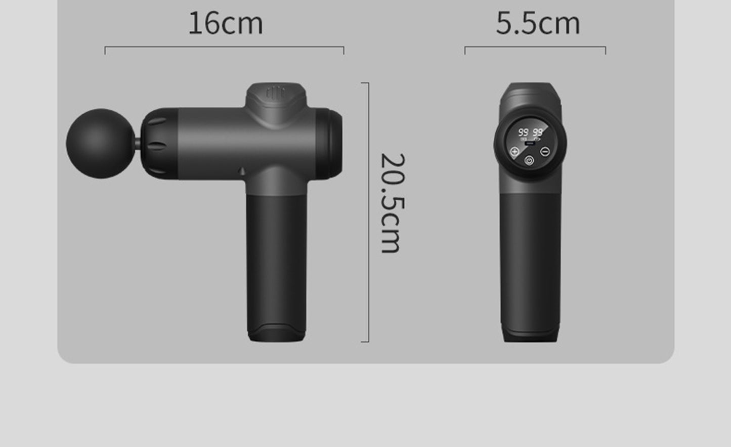 Portable 8-in-1 Massage Gun W/Case