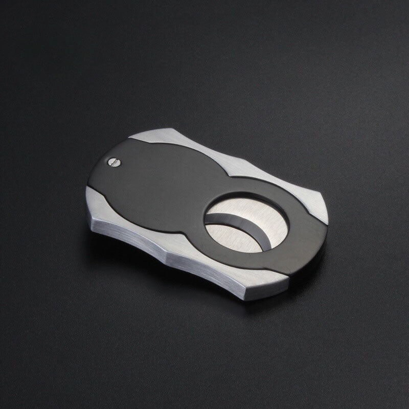 Stainless Cigar Cutter W/ Spread Out Buttons
