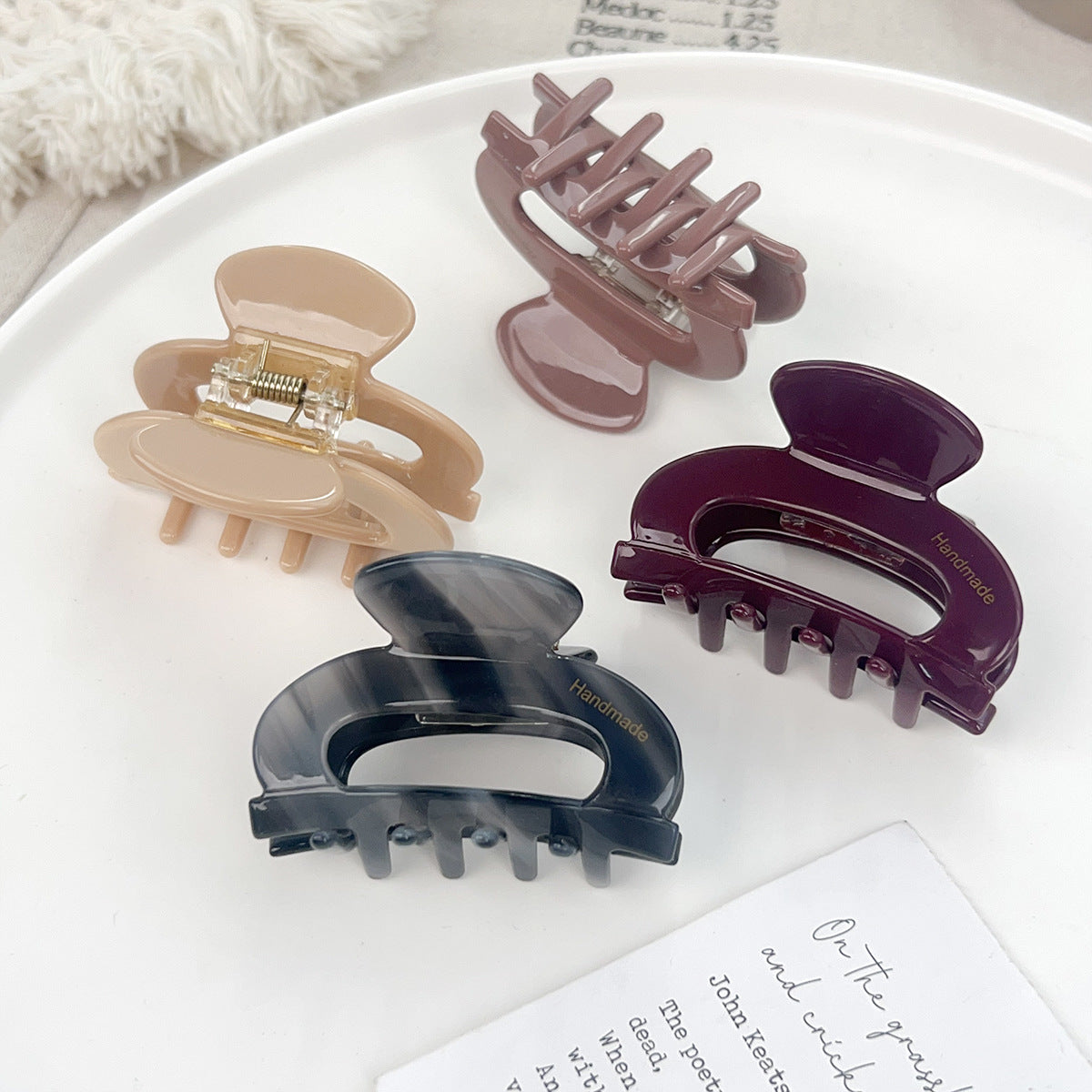 Acetate Hair Claw Clips