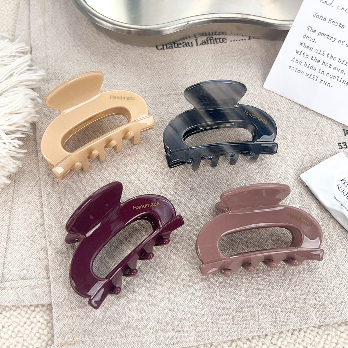 Acetate Hair Claw Clips