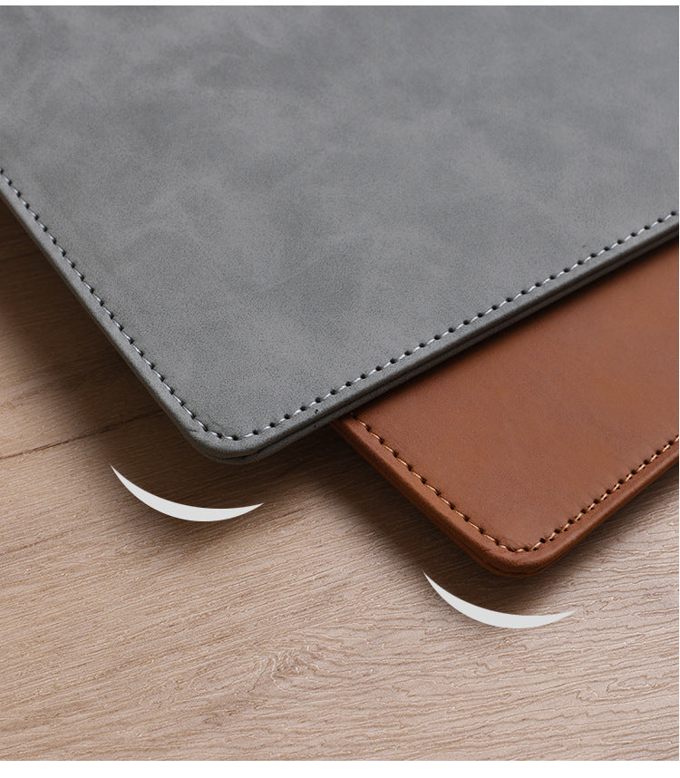 A4 PU Leather Magnetic Clipboard w/Pen Holder