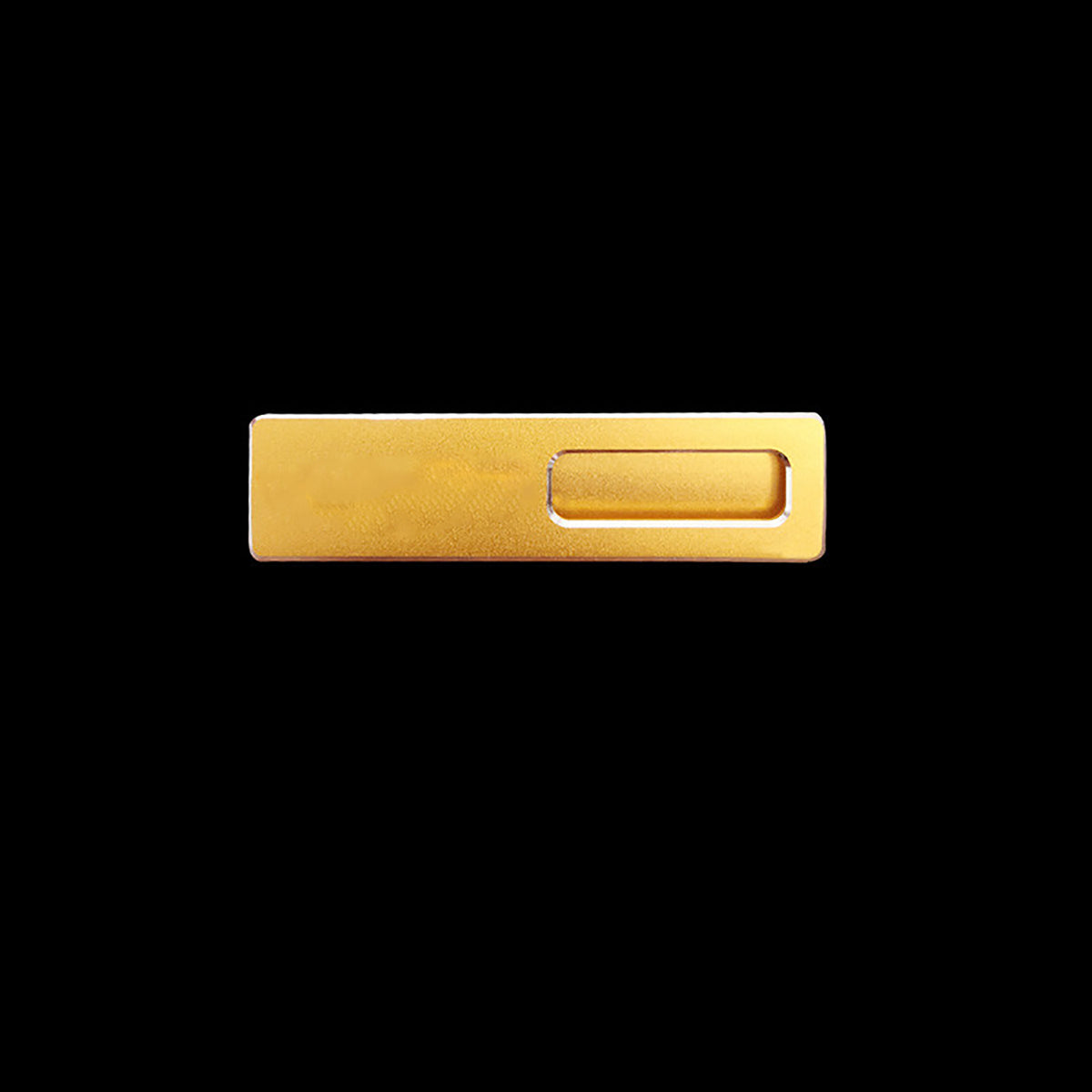 Professional Aluminum Alloy Name Tags Nameplate Badge with Safety Pin & Window #19