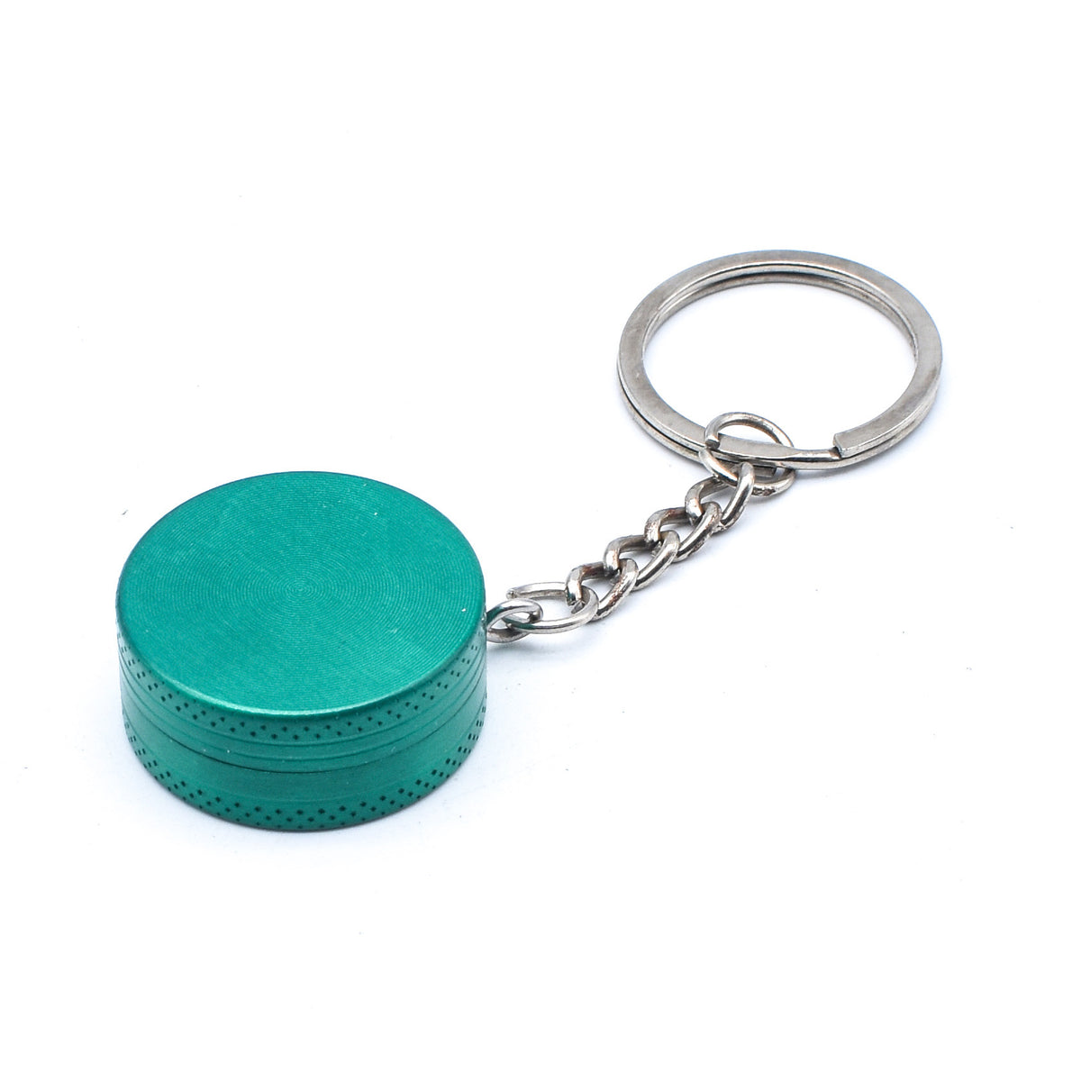 Mini Zinc Alloy Cigarette Crushing Device W/ Keychain