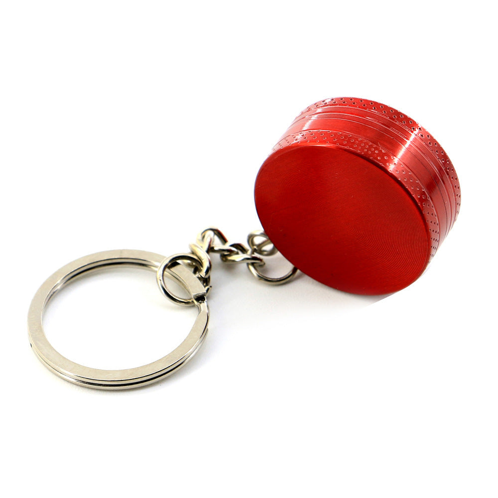 Mini Zinc Alloy Cigarette Crushing Device W/ Keychain