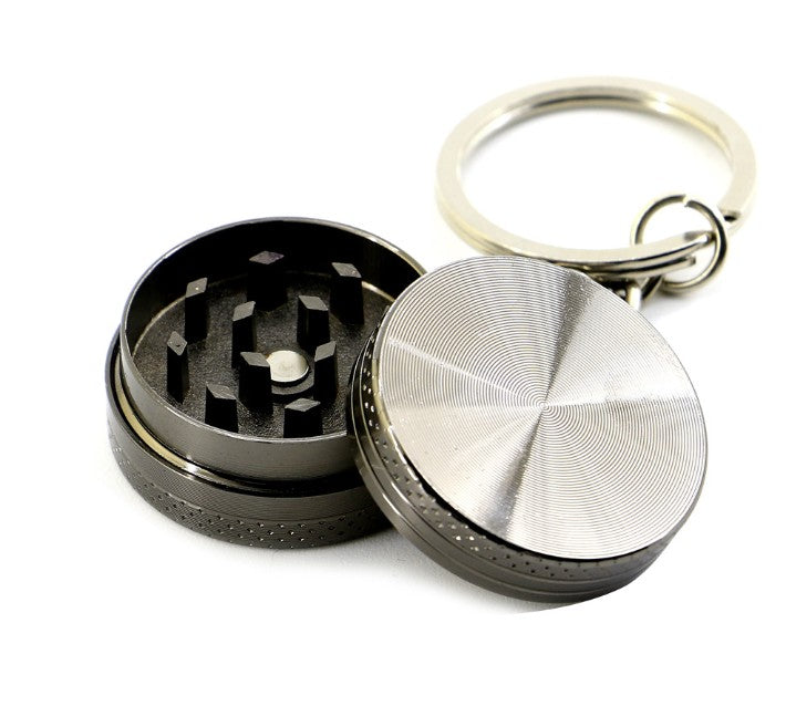 Mini Zinc Alloy Cigarette Crushing Device W/ Keychain