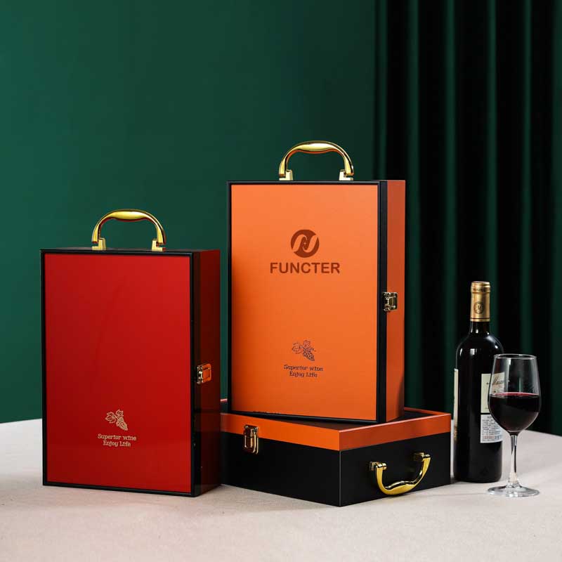 Leather Wine Tool Set Double Bottle Carrier