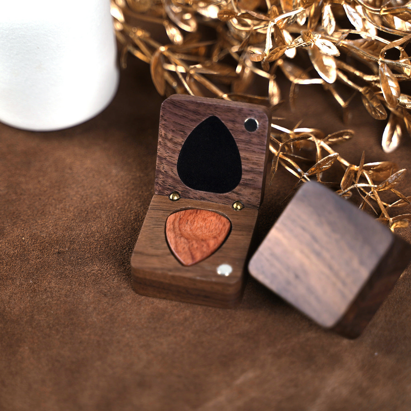 Guitar Pick Wooden Case