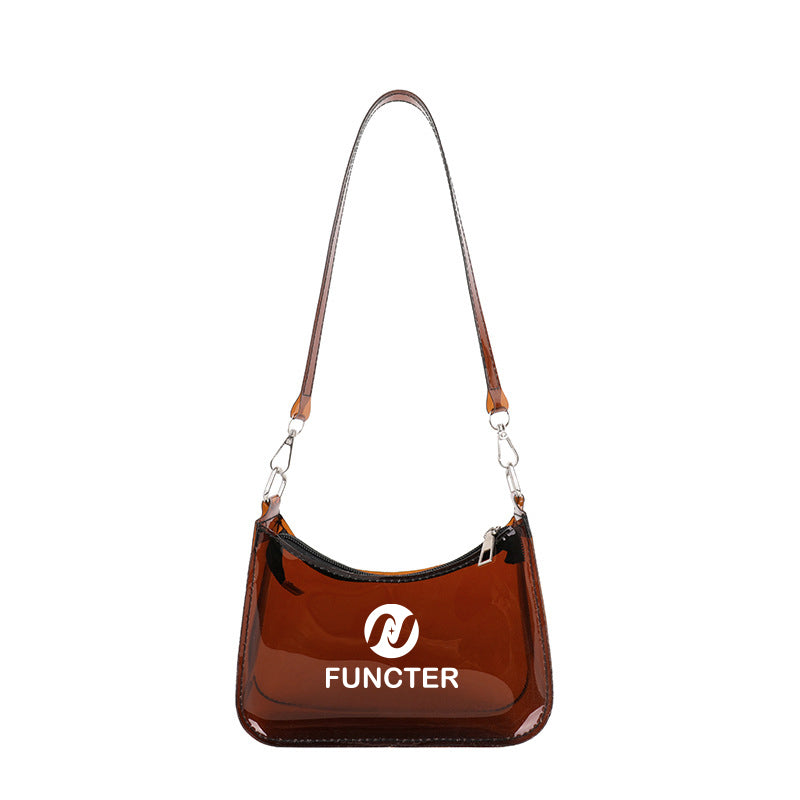 Clear PVC Stadium-Approved Shoulder Bag
