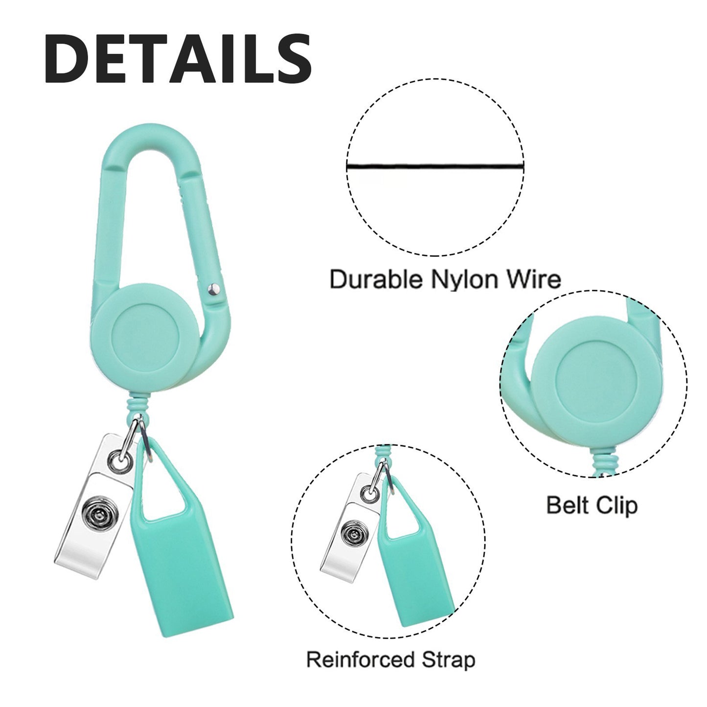 Retractable Lighter Holder Pull Leash Case Sleeve Cover w/ PVC Strap