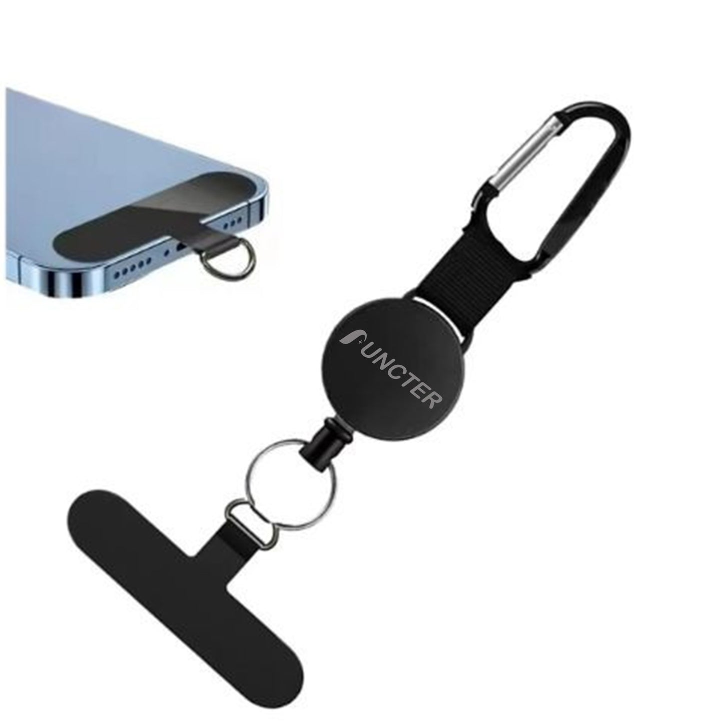Retractable Anti-Theft Phone Holder with Belt Clip