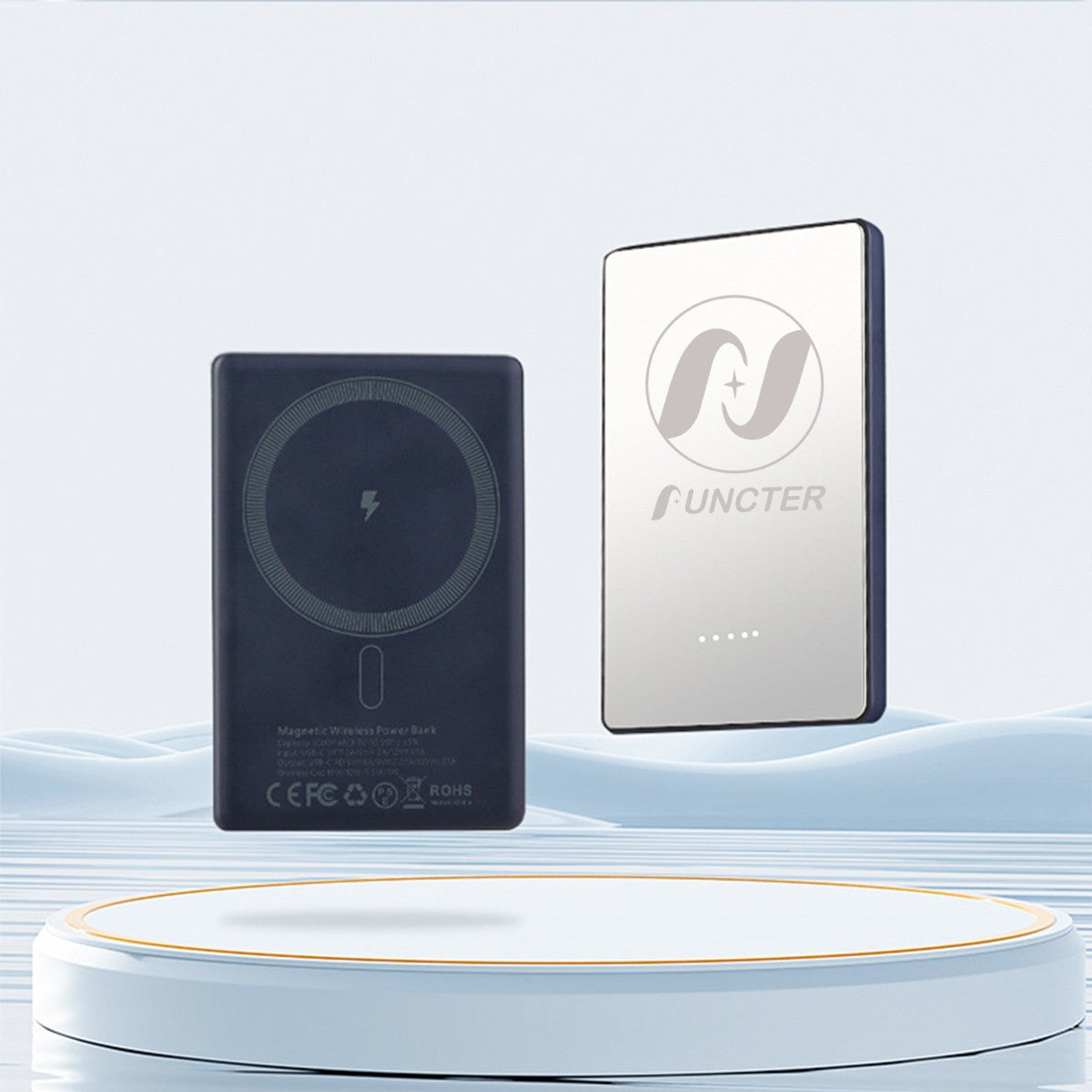 5000mAh Ultra Thin Magnetic Wireless Power Bank 20W Fast Charging Power Bank #2