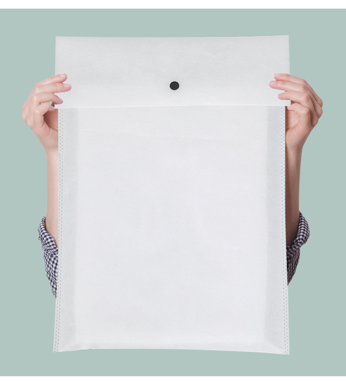 15 x 20.9" Non Woven Bag Hidden Buckle Packaging Bag
