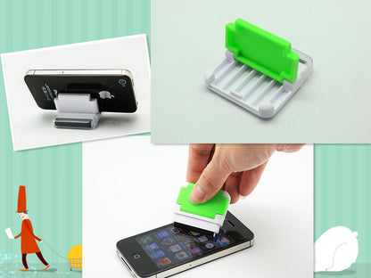 2-In-1 Phone Stand w/Screen Cleaner