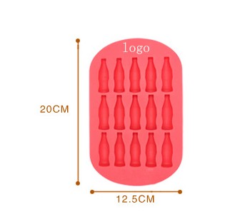 Glass Bottle Shaped Silicone Ice Tray