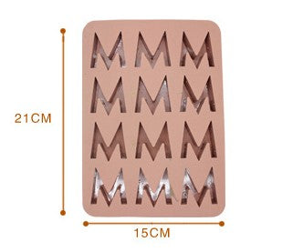 M Shaped Silicone Ice Tray