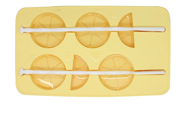 Lemon Shaped Silicone Ice Tray