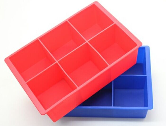 Cubic Shaped Silicone Ice Tray