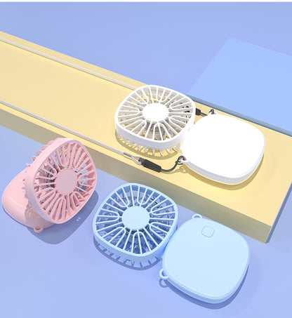 Rechargeable Mini Portable Hanging Neck Fan