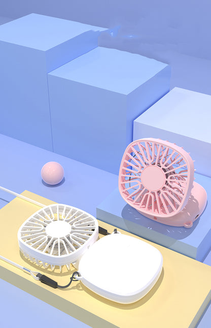 Rechargeable Mini Portable Hanging Neck Fan