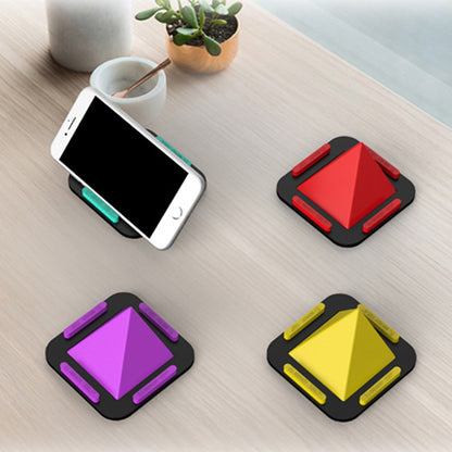 Creative Four Sided Mobile Phone Tablet Desktop Bracket Pyramid Universal Bracket