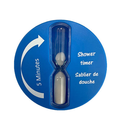 5 Minutes Round Shower Hourglass Shower Timer Sand Timer W/ Sucker