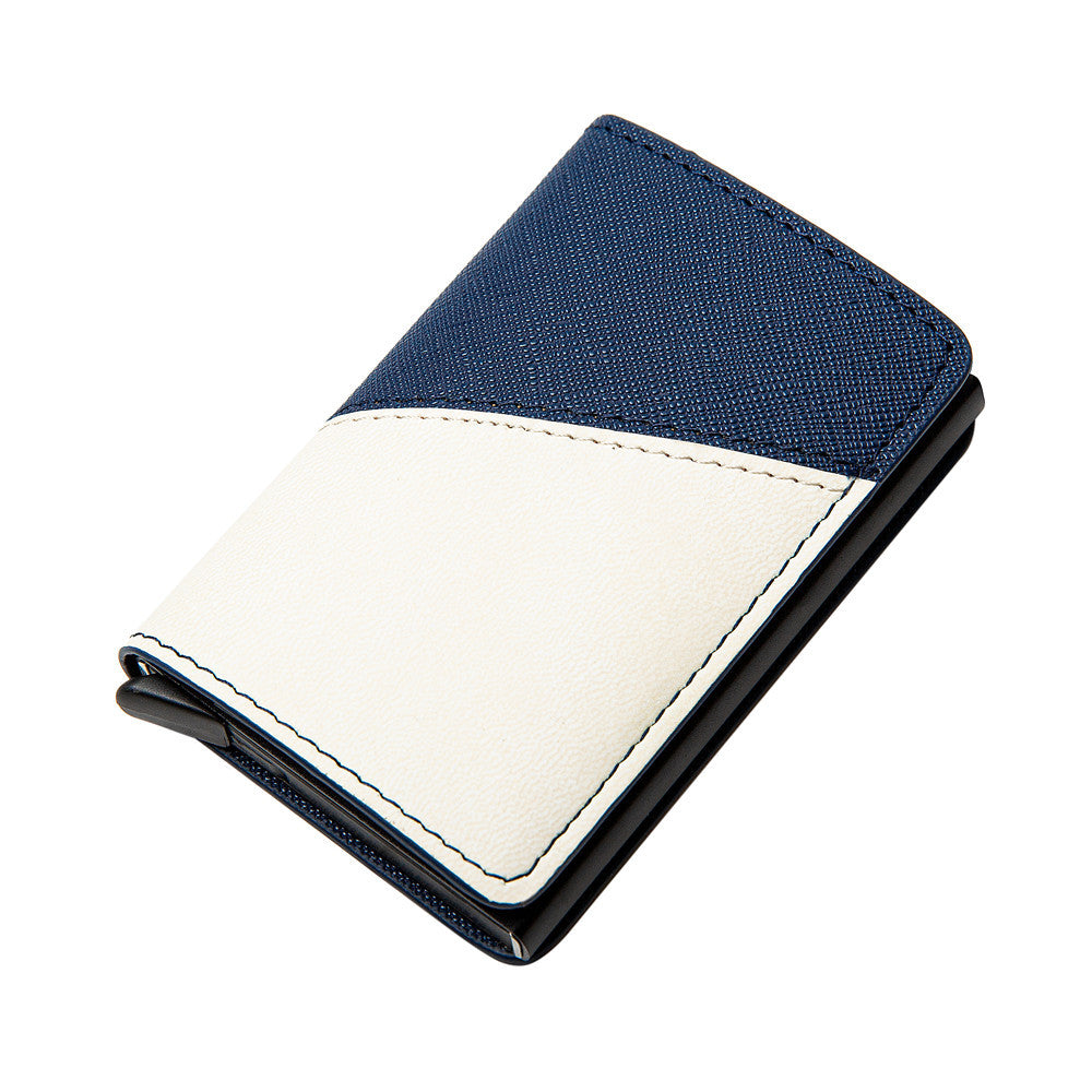 PU Split Joint Wallet Money Clip RFID